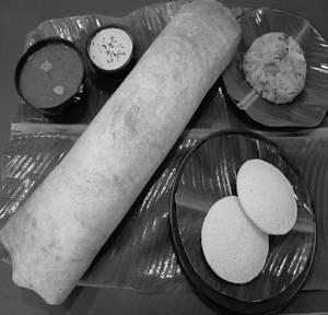 Masala Dosa + Idli (2 Pc)