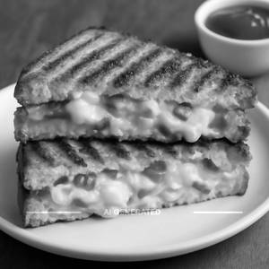 Cheese capsicum corn sandwich (2 layer   grilled)