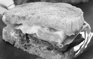 Grilled Tower Egg Sandwich