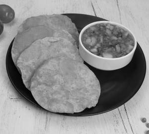 Poha + Poori Sabji + 2 Cup Of Ginger Tea