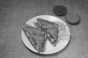 Paneer Chilly Grilled Sandwich