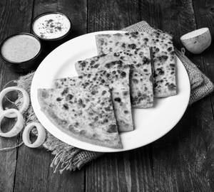 Aloo Paratha + Aloo Cheese Sandwich + 2 Ginger Tea
