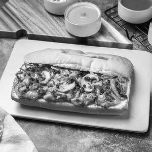 Creamy Mushroom & Caramelized Onion Panini