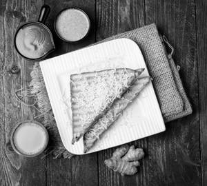 Aloo Cheese Sandwich + Ginger Tea