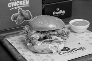 Peri Peri Crispy Chicken Burger