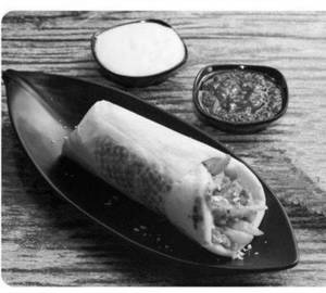 Schezwan chicken shawarma