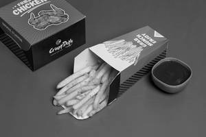 Chilli Garlic Fusion Fries(Large)