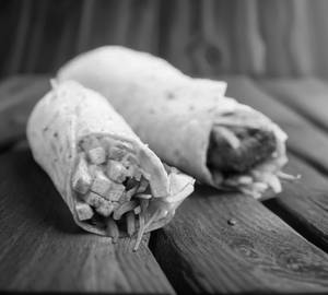 Fried Paneer Shawarma
