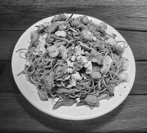 Egg Prawn Noodles