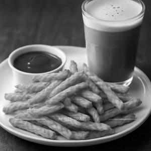 Peri Peri Frenchfries with Cold Coffee