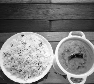 Fried Rice with Dal Tadka