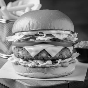 Schezwan Burger