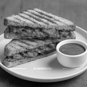 Indian tandoori sandwich (2 layer ?grilled)