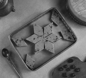 Blueberry Kaju Katli