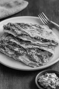 Spinach Cheese Crepe