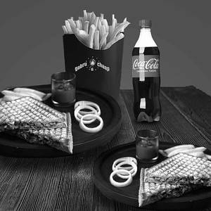 2 Patiala Peg Chaap Sandwich + Coke + Salted Fries