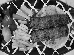 Adana Lamb Kebab- 2 Skewers With Pita Bread -turkish