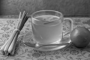 Lemongrass Tea [Herbal tea served with 3 Millet Cookies]