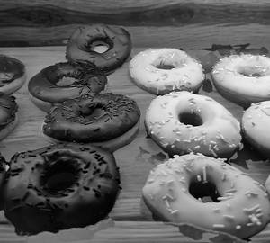 Chlocate & Sprinkle Donuts Each one piece