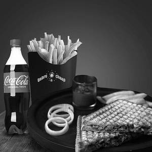 Patiala Peg Chaap Sandwich + Coke + Salted Fries