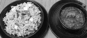 Veg Fried Rice+ Chilli Chicken