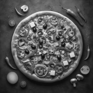 Veggie Overloaded Pizza