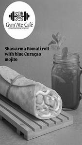 Shawarma Romali Roll & Blue Curacao Mojito