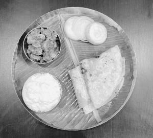 2 Chapati With Chicken Fry 250 Ml And Curd Rice 250 Ml