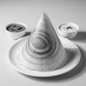 Plain makkhan dosa