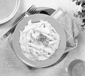 Jain Penne/ White Sauce Pasta