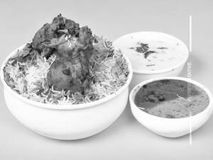 Chicken fry biryani