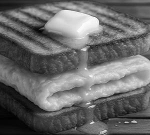 Butter egg sandwich