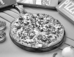Hot Punjabi Veg Pizza