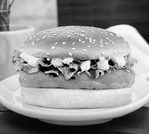 Crazy aloo cheese burger