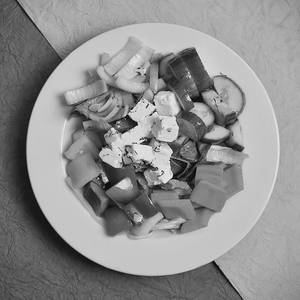 Roasted Veg & Cottage Cheese Salad