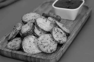 Masala Mania Sweet Potato Fries, Ashwagandha Beet Ketchup