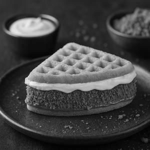 Biscoff Cheesecake Waffle Sandwich