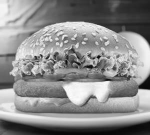 Supreme cheese veg burger