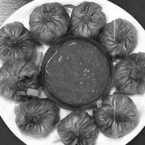 Jain Fried Schezwan Momos