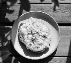 Cheddar Scrambled Eggs