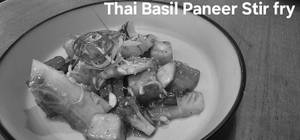Thai Basil Paneer Stir Fry