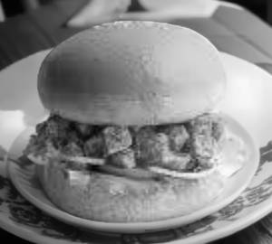 Tandoori paneer burger