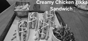 Creamy Chicken Tikka Sandwich