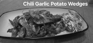 Chili Garlic Potato Wedges