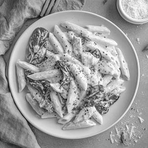 Pasta Vegetariano Alfredo