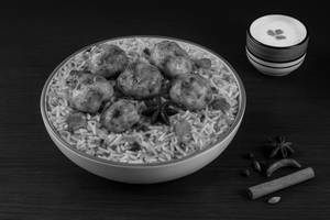 Hyderabadi Mushroom 65 Biryani Bowl