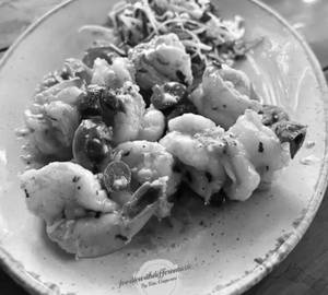 Butter Garlic Jalapeno Prawns