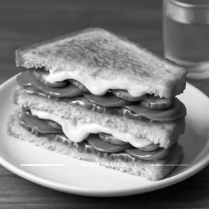 Veg. Cheese Sandwich  Plain