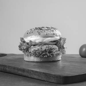 Crunchy Fried Chicken Burger