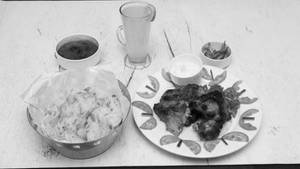 Half Shawaya Chicken +2 Kuboos/2 KP +gravy+ Maynz+salad+lime Juice